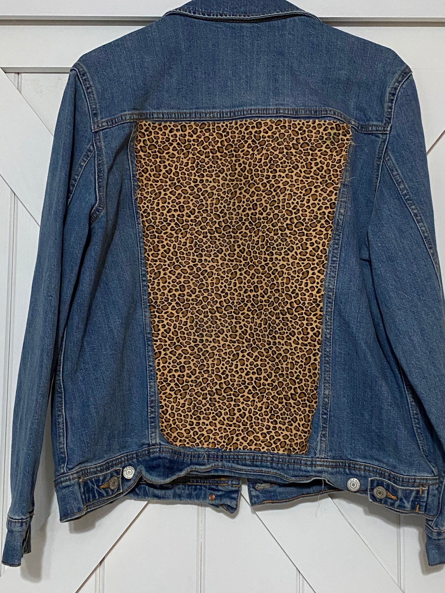 Denim/leopard